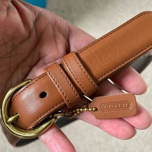 Coach Leather Belt